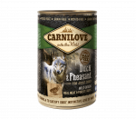 CarniLove Duck & Pheasant konserv koertele 400g