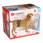 Flamingo &uuml;hekordsed koerte m&auml;hkmed "Dipy" L, 60-80cm, N12