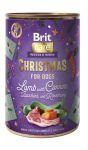 Brit Care Christmas Mono Protein Lamb konserv koertele 400g