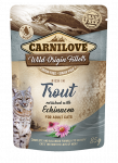 CarniLove Cat Pouch Trout Echinacea einekotike kassidele 85g