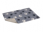 VetBed Duo Paws libisemisvastane matt, 150x100cm, hall/valge/must