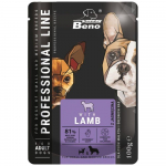 Super Beno konserv koerale S/M lambalihaga, 100g