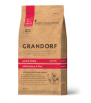 Grandorf Lamba- ja Kalkuniliha T&auml;iskasvanud Keskmistele ja Suurtele Koertele 10kg