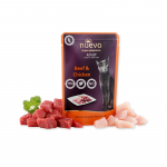 T&auml;iss&ouml;&ouml;t (konserv) NUEVO Super-Premium kassidele - loomaliha ja kana 85g