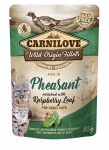 CarniLove Cat Pouch Pheasant with Raspberry Leaves einekotike kassidele 85g