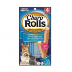 Churu Rolls Kana rullid Tuunikala ja Kammkarp maiustus kassile 4x10g