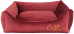 Cazo Soft Bed Milan punane pesa koertele 63x48cm