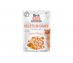 Brit Care Fillets in Gravy Choice Chicken m&auml;rgtoit kassidele 85g