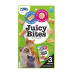 Churu Juicy Bites Koduse puljongi ja Kalmaari maitsega maiustus kassile11,3gx3