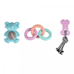 Flamingo m&auml;nguasi kutsikatele &ldquo;Loekie&ldquo; elevant, kont ja r&otilde;ngad, sinine/punane