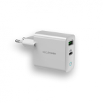 RealPower 352262 mobiilseadme laadija Universaalne Valge Vahelduvvool Kiirlaadimine Hoonesisene