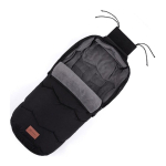 Petite&Mars Petite & Mars Warmy 4w1 - Winter sleeper for &brvbar; Silvered Black for pram