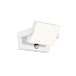 17W 17W LED outdoor wall light, white, 4000K, IP65, with motion sensor