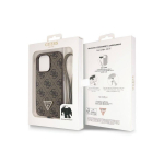 Guess GUHCP13LP4TDSCPW iPhone 13 Pro | 13 6.1" brązowy|brown har