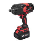 Yato Cordless Impact Wrench | 6AHBMC | 20 mm (3/4") | 2400 Nm | for use with M18 - M36 screws (YT-828073)