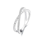 Beneto Double Ring in Silver AGG145