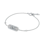 Michael Michael Kors Silver Sparkling Bracelet Kors MK MKC1730CZ040