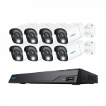 Reolink NVS16-8MB8 videoj&auml;lgimiss&uuml;steem Juhtmega &uuml;hendatud 16 kanalid