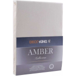 Fitted Fitted sheet DecoKing Amber 220-240x220 cm, beige