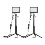 Neewer ZC-10S Kit: two LED lamps + filters + tripods