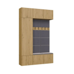 HAGA HAGA III 1SZ2W Riidekapp &ndash; Artisaanpruun