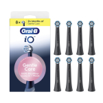 Oral-B iO Gentle Care vahetusharjad, must, 8 tk