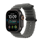 Apple Watch Ultra 4 (GPS + Cellular) 49 mm must titaanist korpus ja Pooll&auml;bipaistev must Ocean-ranneke