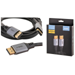 iBox ITVDP013 DisplayPort kaabel 4K 60Hz kuldne pistik 3 m