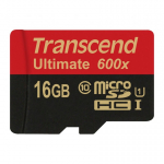 Transcend 16GB microSDHC Class 10 UHS-I (Ultimate) MLC Klass 10