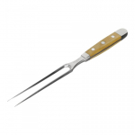 G&uuml;de Alpha Meat Fork 18cm Olive Wood