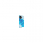 Evelatus Apple iPhone 14 Premium Silicone case Customized Print Blue