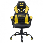 Subsonic Batman Junior Lauaarvuti m&auml;nguri tool Polsterdatud pehme iste Must, Kollane