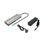 i-tec Metal C31NANOHDM2D100 s&uuml;learvuti dokk ja pordireplikaator Juhtmega &uuml;hendatud USB 3.2 Gen 1 (3.1 Gen 1) Type-C Hall