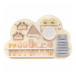 Viga Viga Toys Wooden musical table with a set of 12 percussion instruments