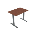 Desk, Desk, electrically adjustable, 75x120cm, regulacja rozstawu 500mm, gray, 70 kg nośność, ergo