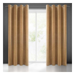 Night Night curtain Eurofirany DIVA LINE ADELLE 140 x 250 cm, loops/rings, color: golden
