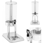 Royal Royal Catering Beverage dispenser with cooling system 5.5 l, silver/clear
