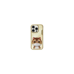 Nimmy etui iPhone 16 Pro Max 6.9" khaki Big Eyed Pet 2.0 Cat