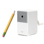Lean Lean Toys Lean Crank Sharpener with Container, Blade Adjustment White