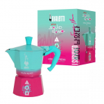 Bialetti Squid Game Mokakohvi kann Sinine, Roosa