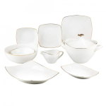 MARIAPAULA MARIAPAULA MODERNA KWADRATOWA GOLD Set OBIADOWY 6/24