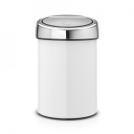 Brabantia 364488 pr&uuml;gikast 3 l &Uuml;mmargune Plast, Roostevaba teras Metallik, Valge