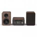 Pure Classic Stereo Mini Kodune audio mikros&uuml;steem 40 W Pruun, Kreeka p&auml;hkel