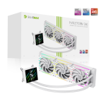 Gamemax CPU vedelikjahuti | HAILSTORM 360 LCD WH |