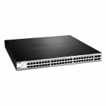 D-Link DGS-1210-52MP Juhitav L2 Gigabit Ethernet (10/100/1000) Power over Ethernet tugi Must, Hall