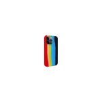 Evelatus Apple iPhone 15 Pro Silicone case Multi-Colored Rainbow