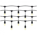 Hanging Hanging lamp Orno Lighting garland set - 1 string 5m (5 lamps) + 5 LED bulbs 1W E27, 3000K - warm + 1 bulb for free!