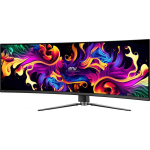 MSI MPG 491CQP QD-OLED PC lamekuvar 124,5 cm (49") 5120 x 1440 pikslit DQHD QDOLED Must