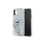 Case Case Karl Lagerfeld KLHMN61LGCHSGH iPhone 11 / Xr 6.1" hardcase transparent Liquid Glitter Choupette Head Magsafe