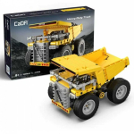 CaDa Truck building blocks tipper Chassis construction heavy duty truck 372 pcs.